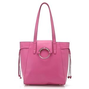 NWT Mellow World Vegan PETA Approved O Ring Tote Bag Quentina Pink